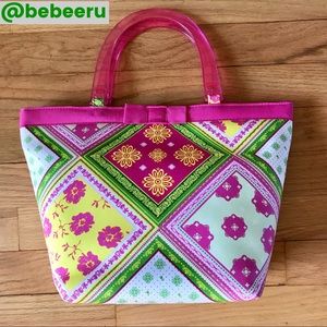  NWOT - White, Pink, Green & Yellow Spring Purse